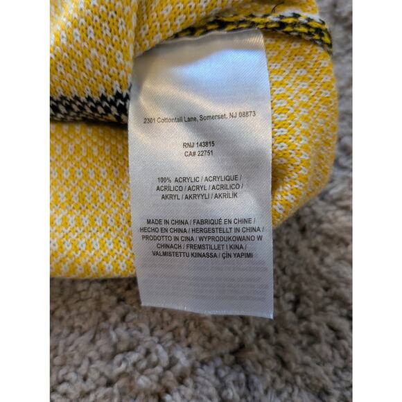 NHL Pittsburgh Penguins Light Up Ugly Christmas Sweater Sz L Black Yellow Snow - Picture 6 of 11